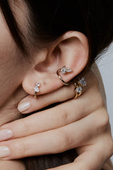 Duo Pear Peek Ear Cuff - PRMAL
