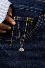 3ct Oval Diamond Charm - PRMAL