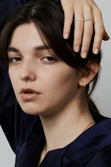 Hoop Bold Pave Earring S - PRMAL