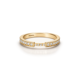 Silfra Pave Band Ring - PRMAL