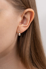 Pear Drop Diamond Earring - PRMAL