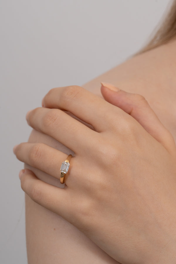 Facet 1ct Emerald Ring - PRMAL