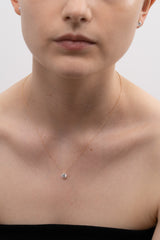 Facet 1ct Round Necklace - PRMAL