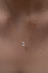 Facet 1ct Radiant Necklace