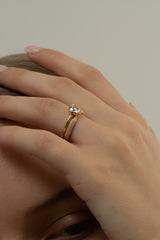 Pave Dome Open Ring - PRMAL