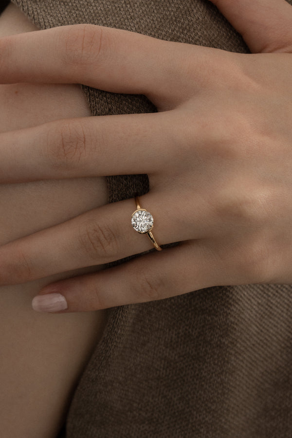 Infinity Clamp Ring [Round] - PRMAL