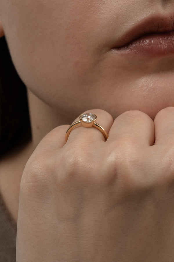Infinity Clamp Ring [Round] - PRMAL
