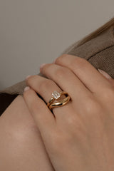Wave Dome Ring [Bridal Edition] - PRMAL