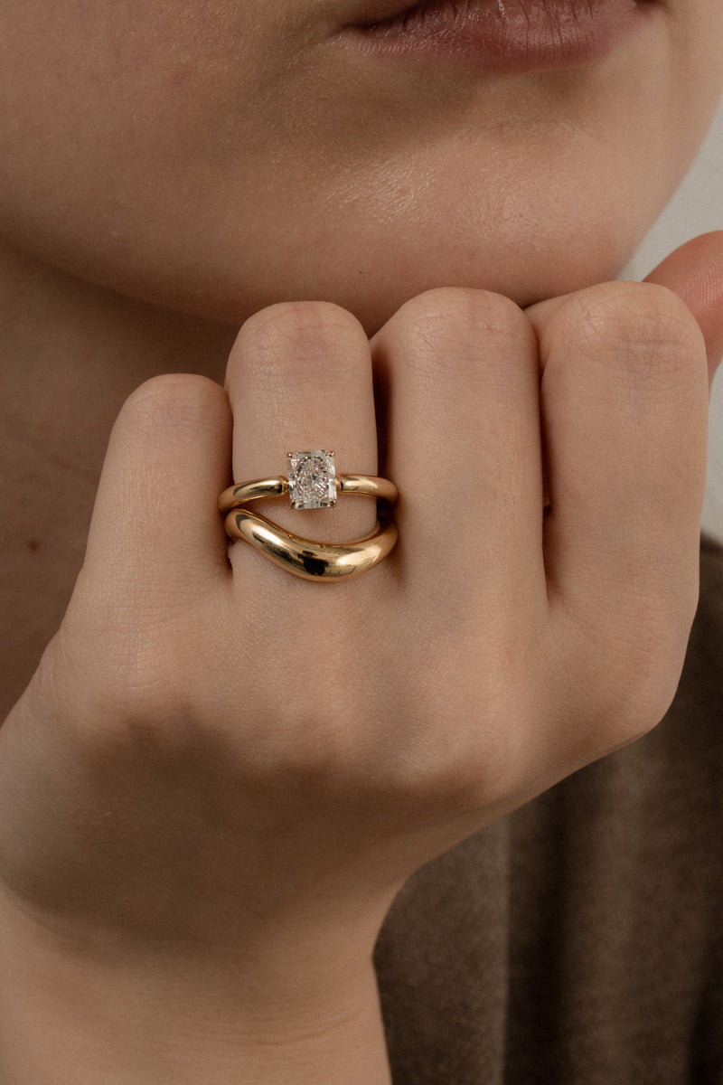Wave Dome Ring - PRMAL