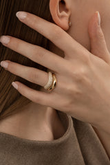 Pave Wave Dome Ring - PRMAL