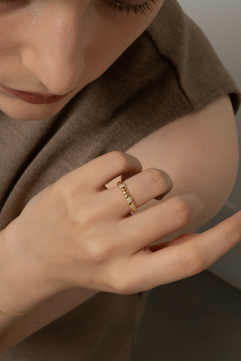 Pula Puff Pave Ring - PRMAL