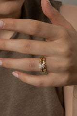 Pula Puff Pave Ring [Bridal Edition] - PRMAL