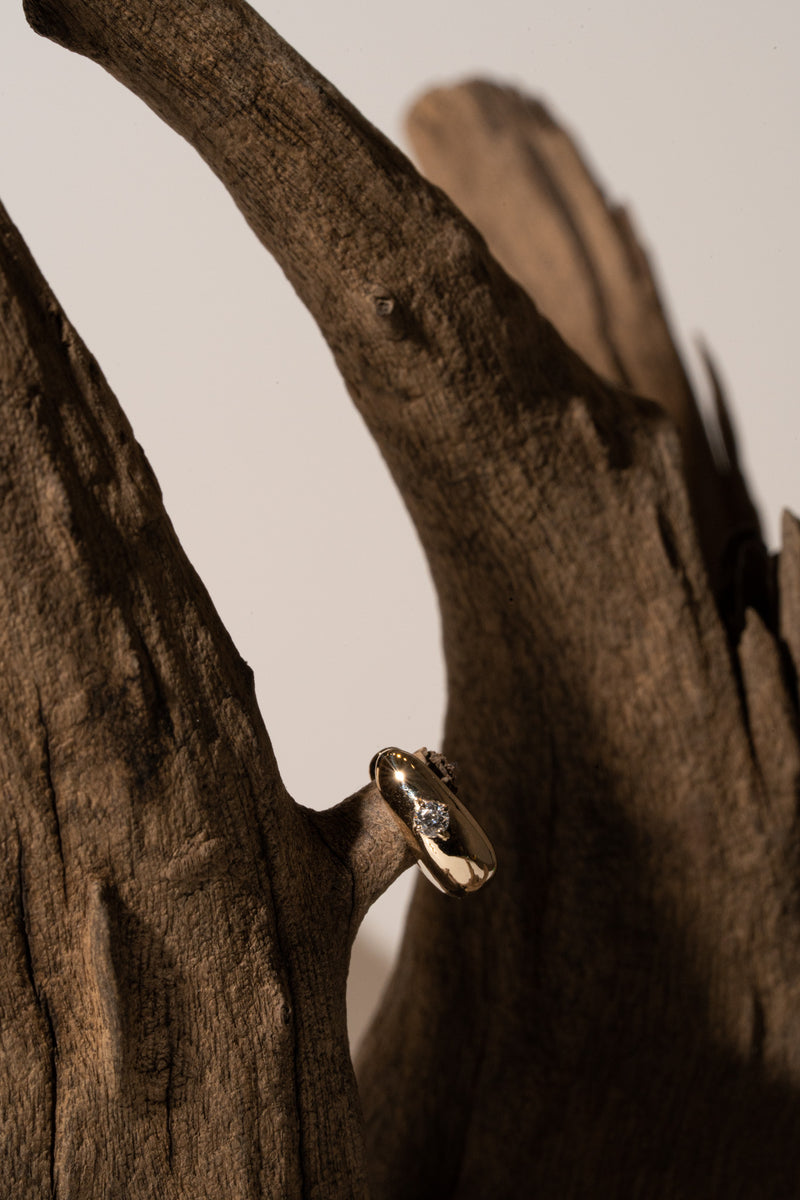 Drop Hoop Earring S - PRMAL