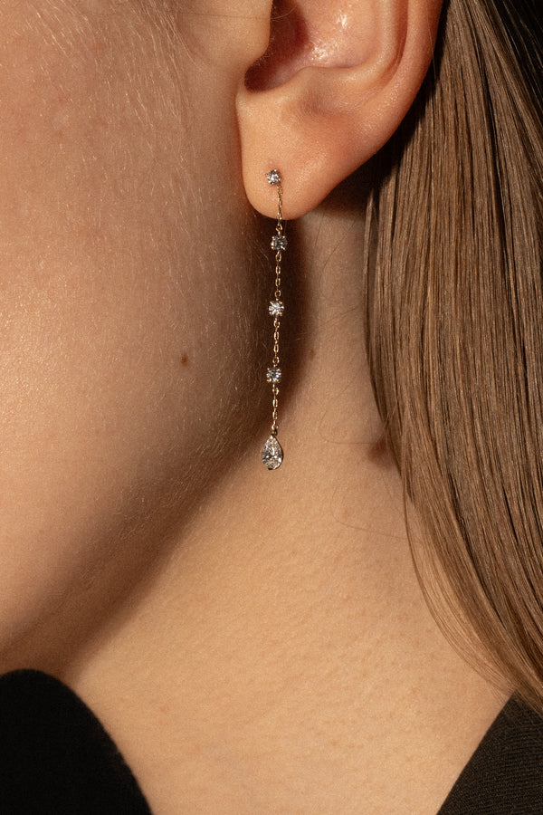 Passage Station Pear Earring - PRMAL