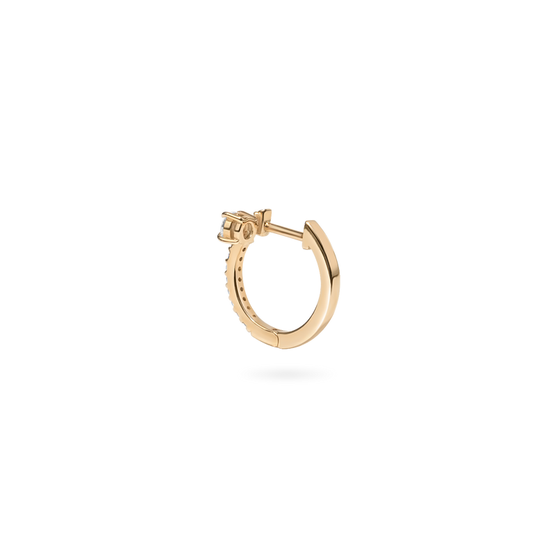 Glacier Floating Round Hoop Earring - PRMAL