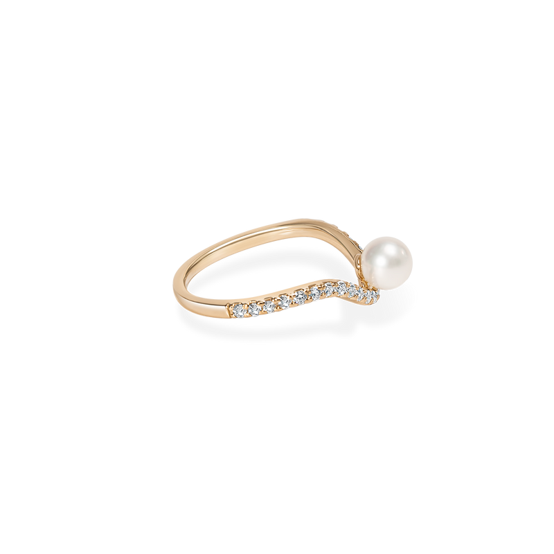 Pearl Wave Ring - PRMAL