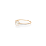 Petite Pearl Oval Ring - PRMAL