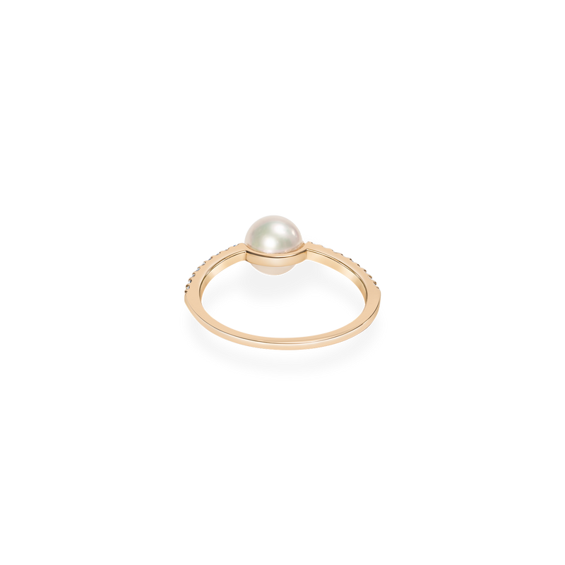 Petite Pearl Oval Ring - PRMAL
