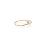 Petite Pearl Oval Ring - PRMAL