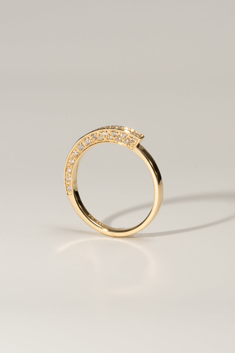 Glacier Arc Pave Ring - PRMAL