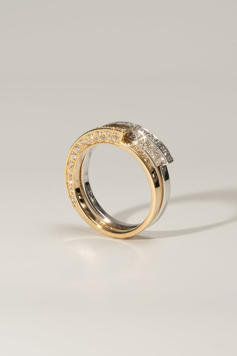 Glacier Arc Pave Ring - PRMAL