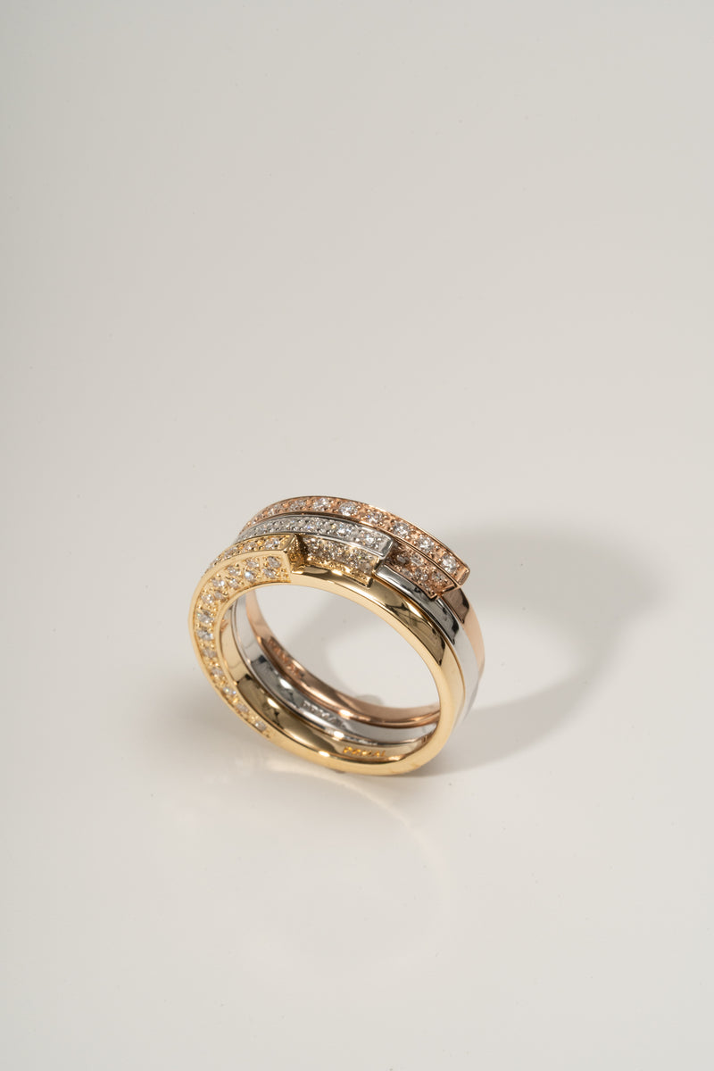 Glacier Arc Pave Ring - PRMAL