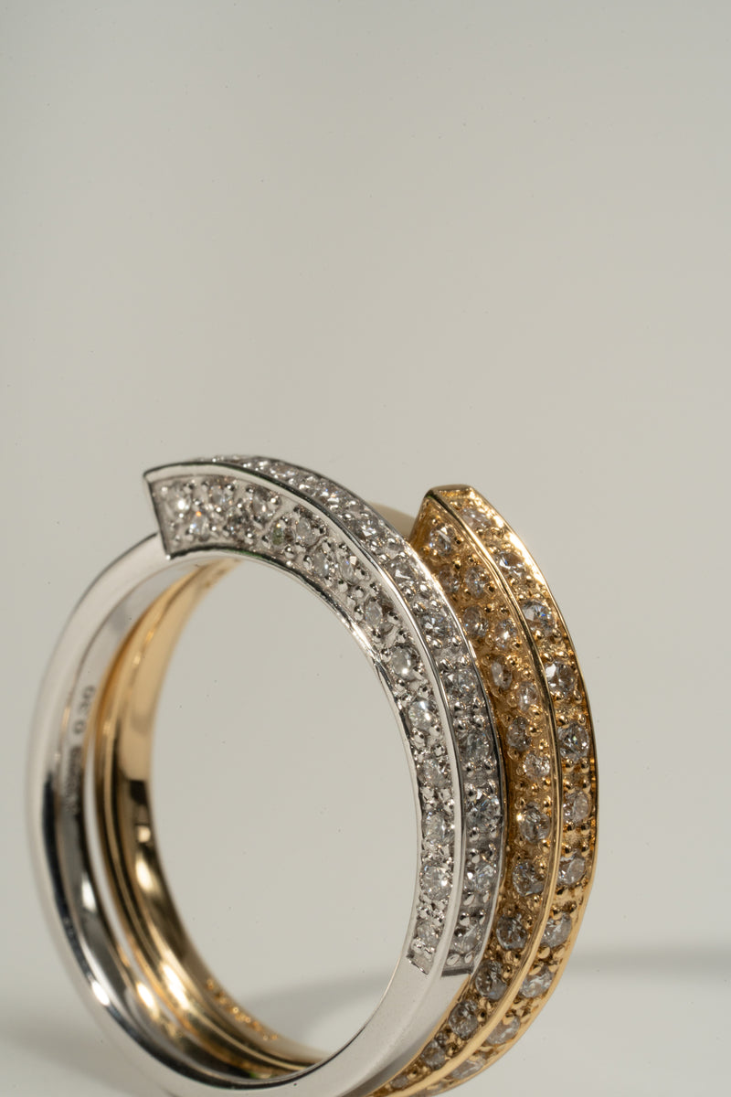 Glacier Arc Pave Ring - PRMAL