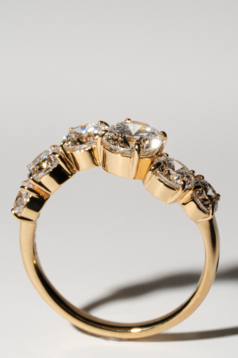 Infinity Wave Diamond Ring - PRMAL