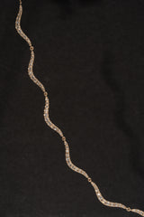 Trace Wave Eternity Choker Necklace - PRMAL