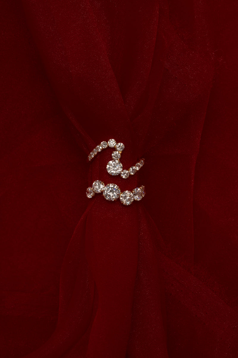 Infinity Massive Wave Diamond Ring - PRMAL