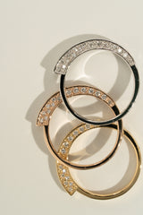 Glacier Arc Pave Ring - PRMAL