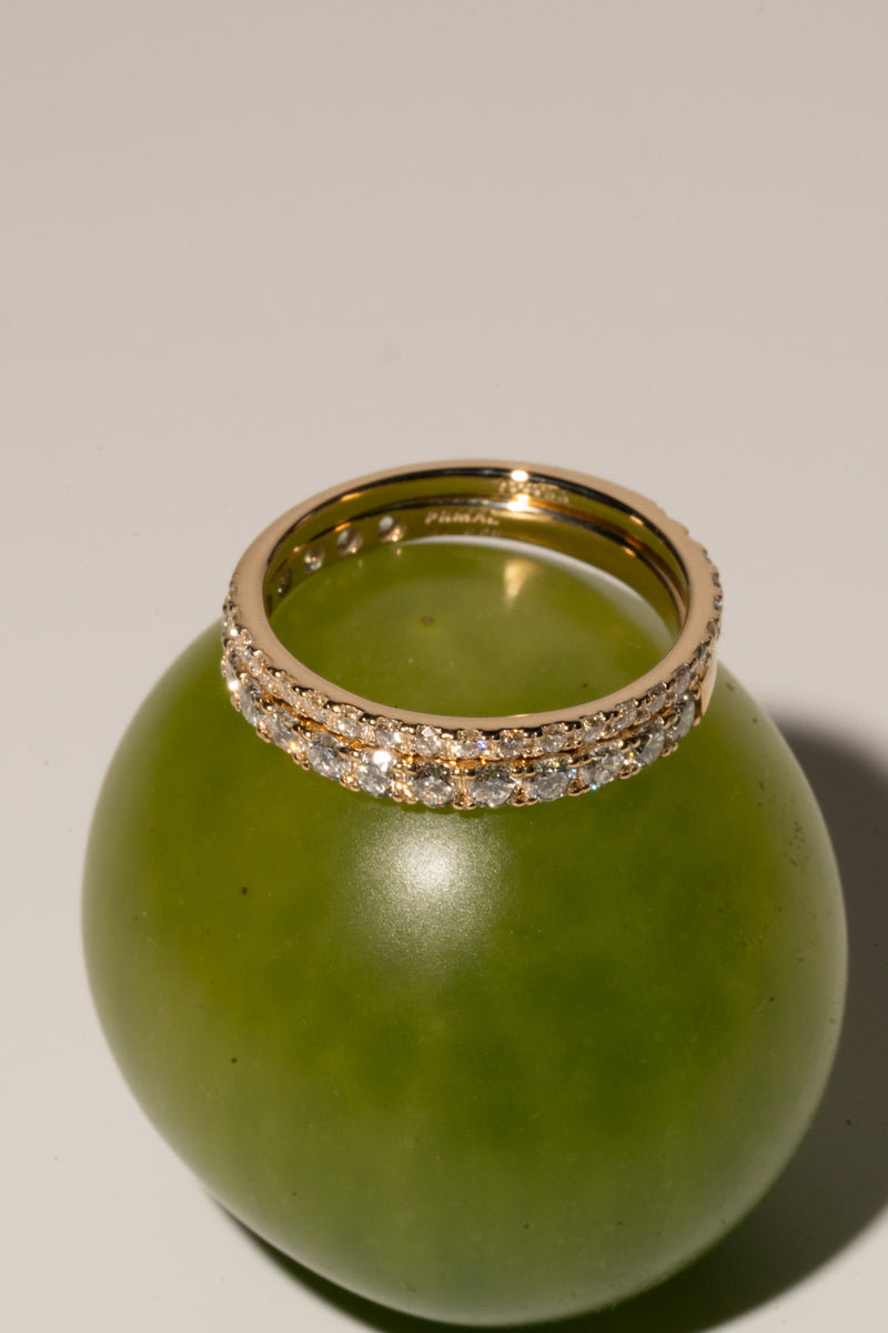 Bold Pave Diamond Ring - PRMAL