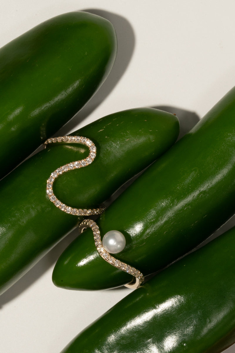 Pearl Wave Ring - PRMAL