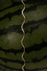 Trace Wave Eternity Choker Necklace - PRMAL