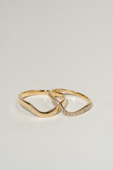 Patra Wave Gold Ring - PRMAL