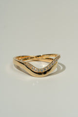 Patra Wave Gold Ring - PRMAL