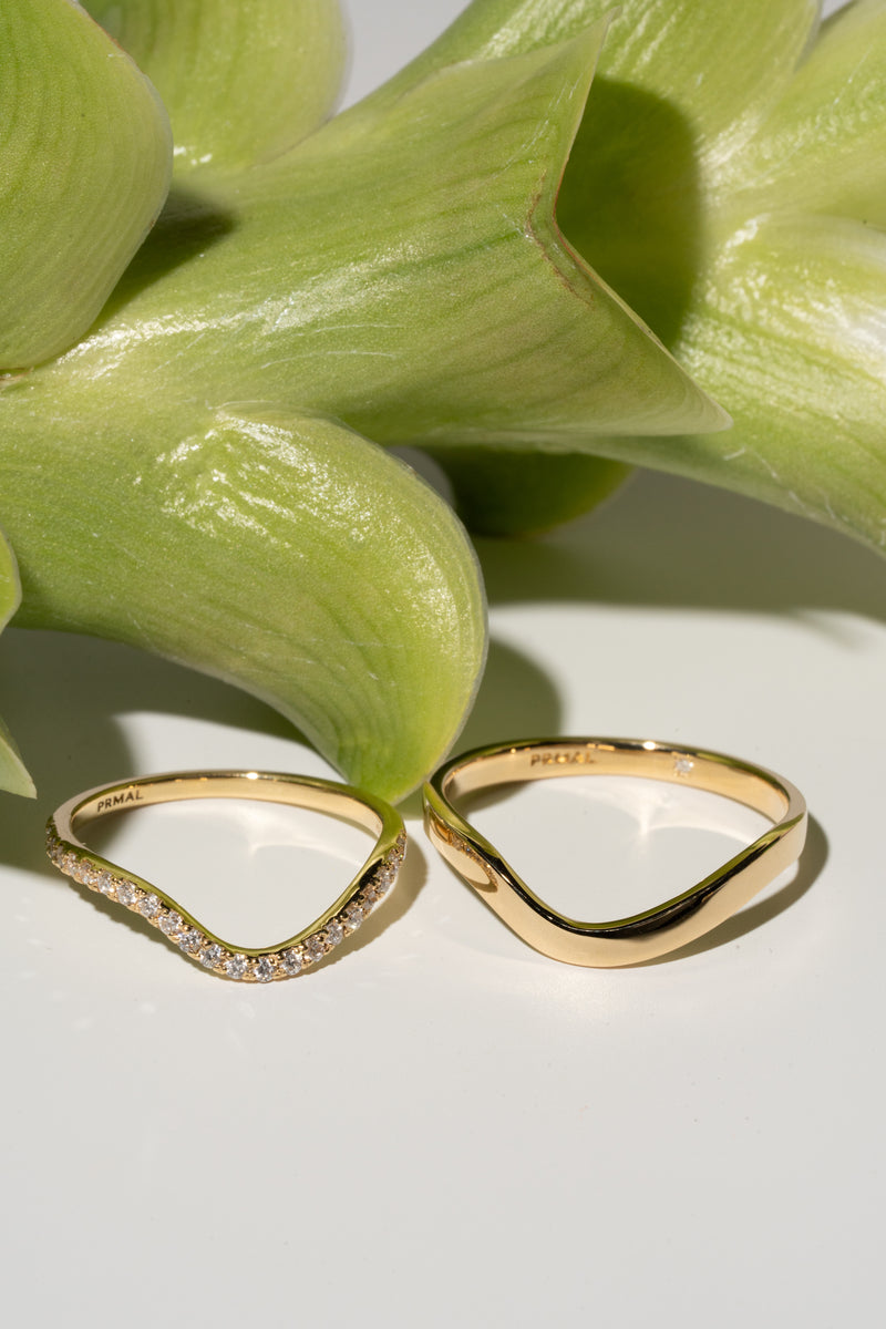 Patra Wave Gold Ring - PRMAL