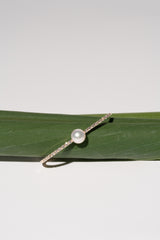 Petite Pearl Double Finger Ring - PRMAL