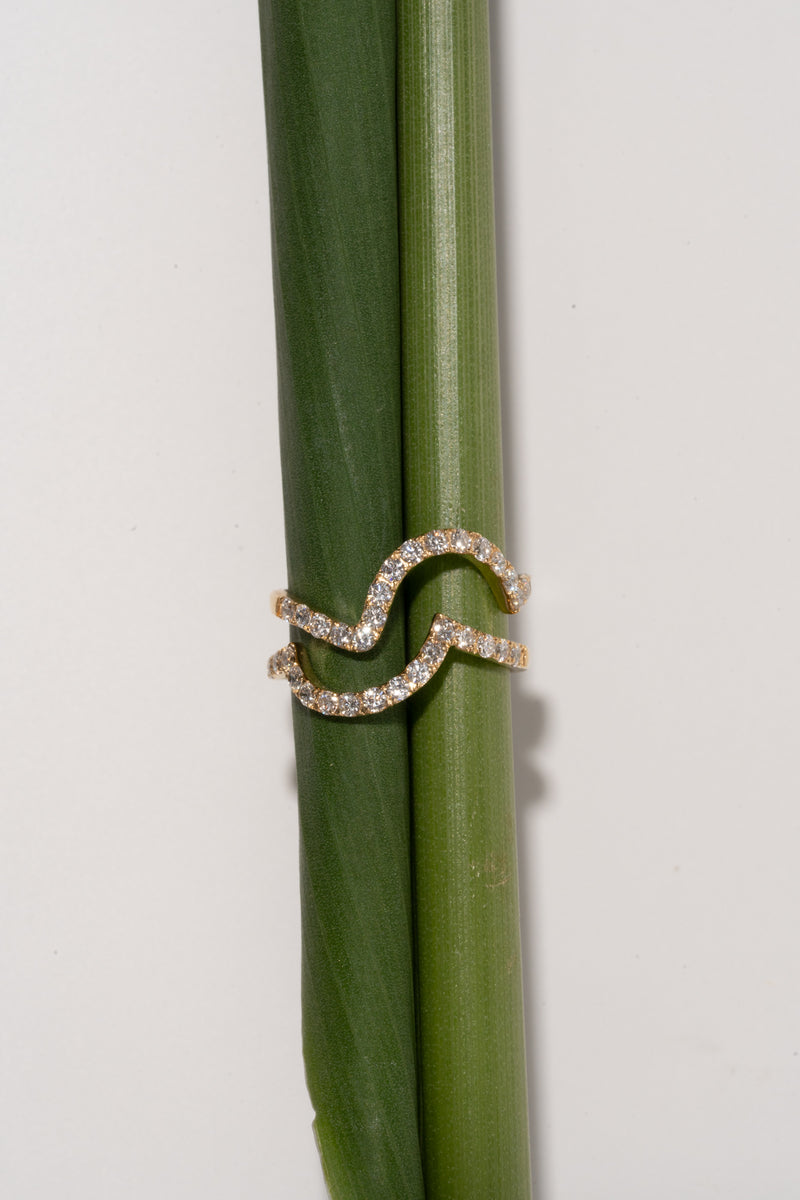 Twin Wave Ring - PRMAL