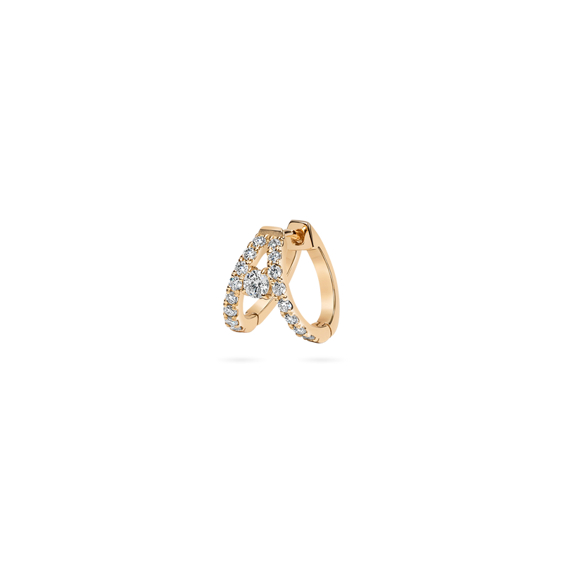 Frost Inset Hoop Earring - PRMAL