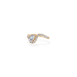 Infinity Pear Cross Wave Ring - PRMAL