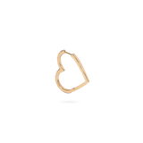 Heart Hoop Earring L - PRMAL