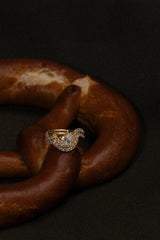 Cross Wave Ring [Bridal Edition] - PRMAL