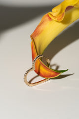 Heart Hoop Earring L - PRMAL