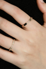 Silfra Pave Band Ring - PRMAL