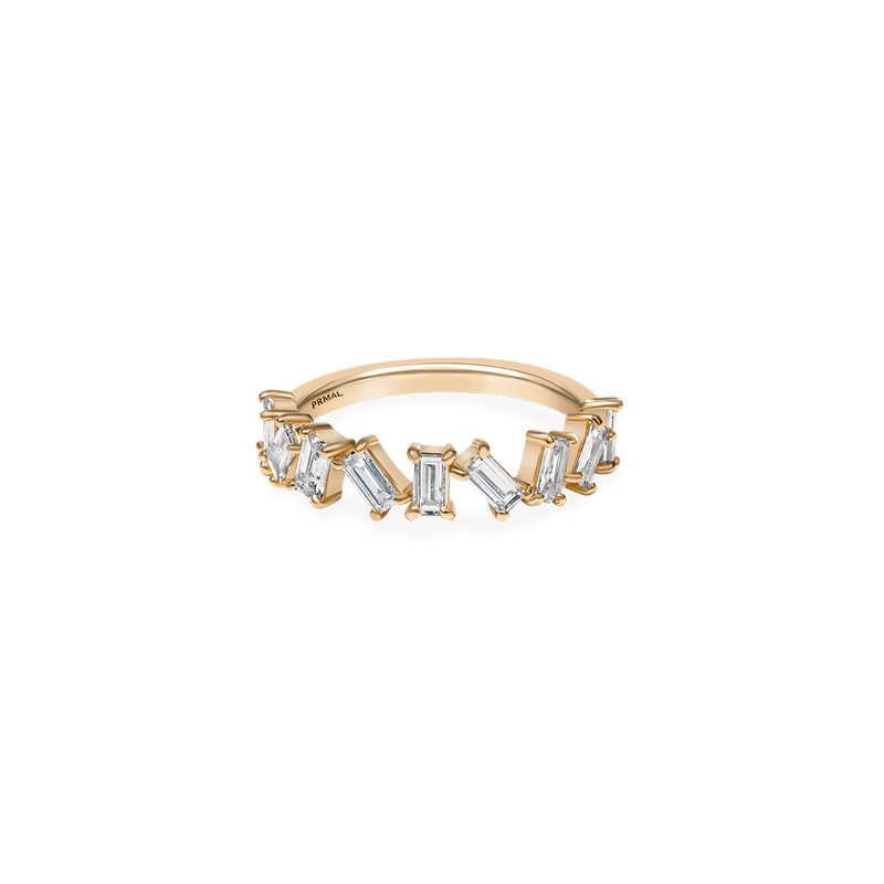 Baguette Half Eternity Ring - PRMAL
