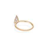 Alta Solitaire Plain Ring [Pear] - PRMAL