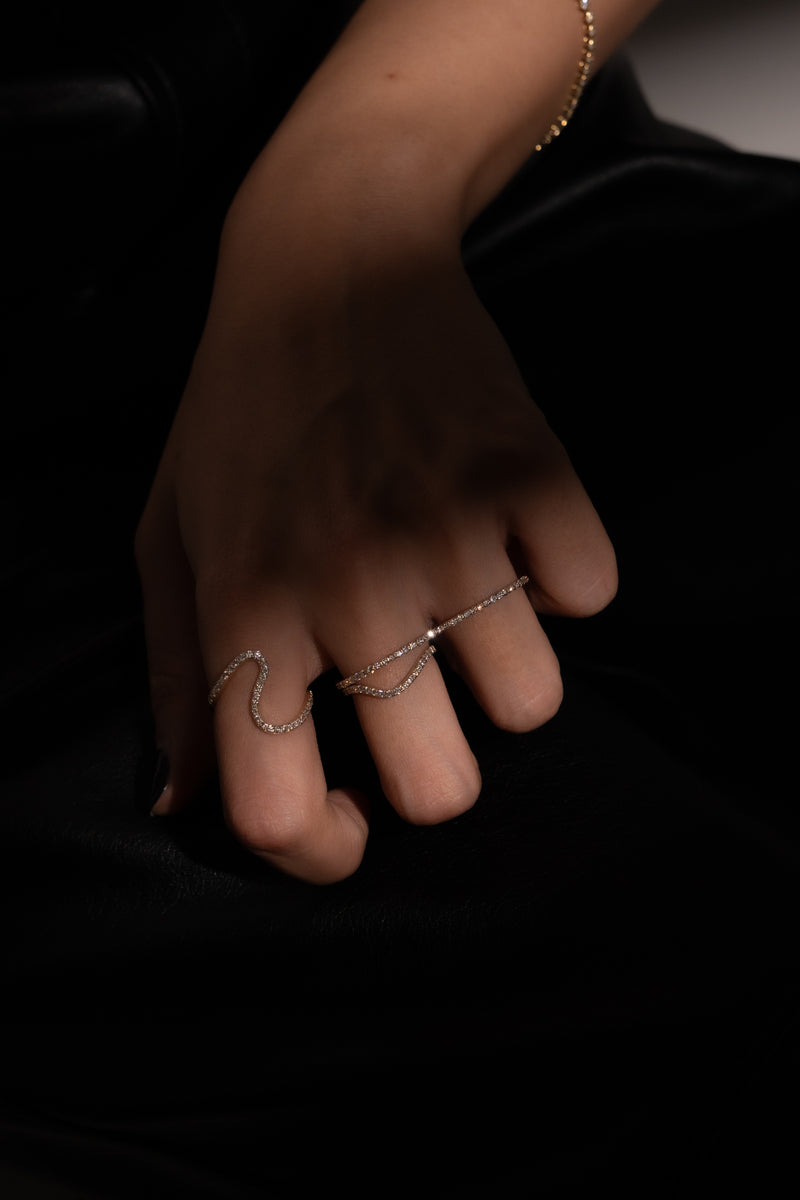 Double Finger Ring - PRMAL