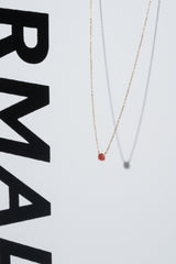 0.1ct Solitaire Pink Diamond Necklace