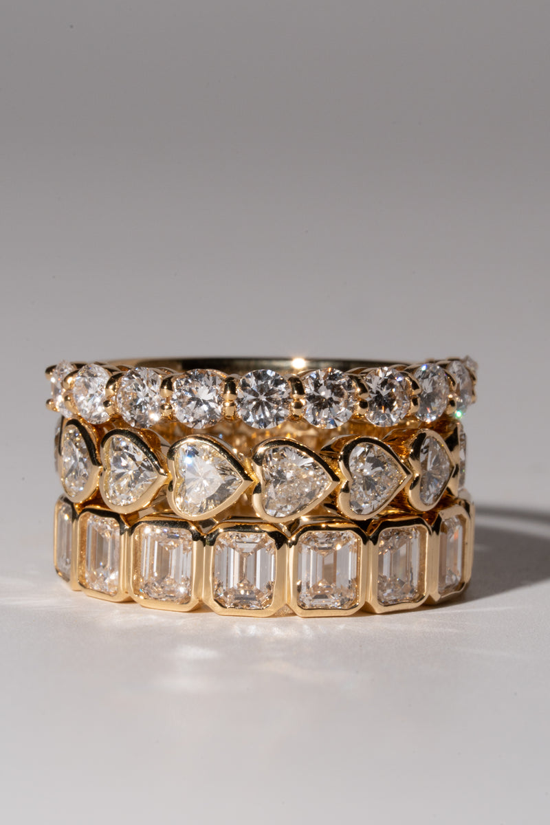 1ct Half Eternity Ring - PRMAL
